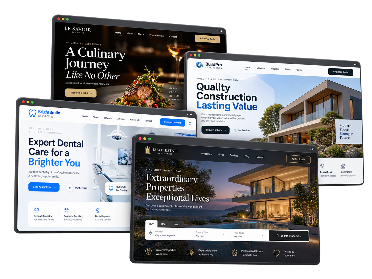 Webiora website preview